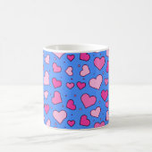 Mug Motif de cœurs (Centre)