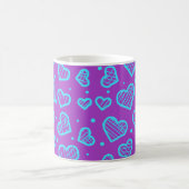 Mug Motif de cœurs - Inspiré de la Saint-Valentin (Centre)