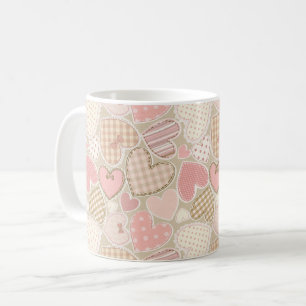 Mug Motif de Coeurs Romantiques mignons