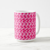 Mug Motif de cœurs roses mignons (Devant droit)
