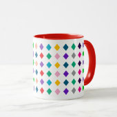 Mug Motif de combinaison diamant harmonieux et amusant (Devant droit)