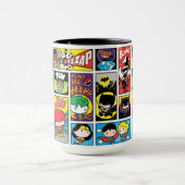Mug Motif de compilation de la Ligue de justice de Chi (Centre)