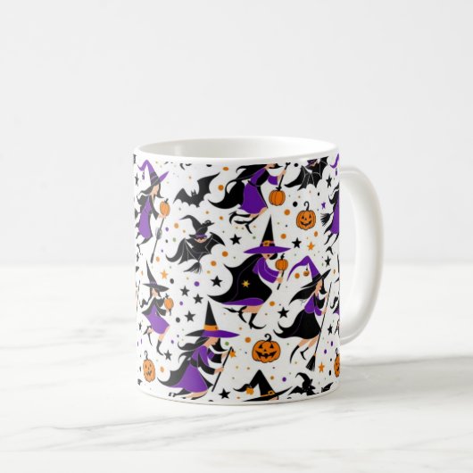 Mug Motif de compilation sorcière fou (Devant droit)