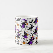 Mug Motif de compilation sorcière fou (Centre)