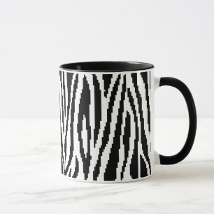Mug motif de conception d'impression à 8 bits Pixel Ze