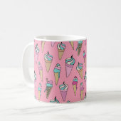 Mug Motif de cône de glace (Devant gauche)