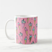 Mug Motif de cône de glace (Gauche)