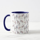 Mug Motif de conte de fées de licorne d'aquarelle (Gauche)