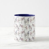 Mug Motif de conte de fées de licorne d'aquarelle (Centre)