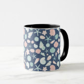 Mug motif de coquillages (Devant droit)