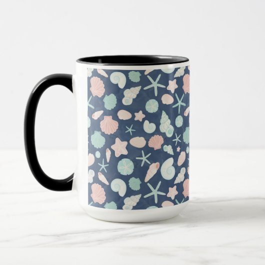 Mug motif de coquillages (Gauche)