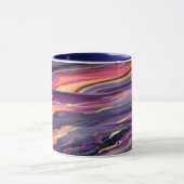 Mug motif de corail et de violet (Centre)