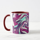 Mug Motif de couleurs fluides abstraites (Gauche)