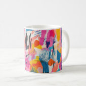 Mug Motif de couleurs vives (Devant droit)