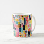 Mug Motif de couleurs vives (Devant droit)