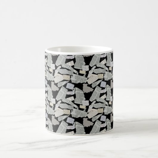 Mug Motif de coupure de journal 01x4.b (Centre)