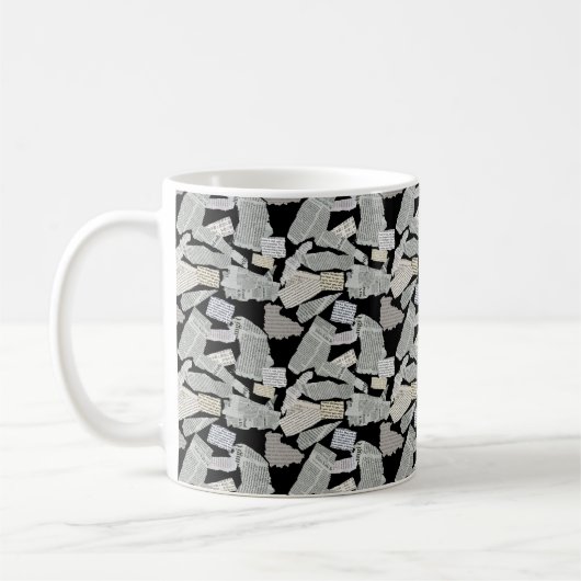 Mug Motif de coupure de journal 01x4.b (Gauche)