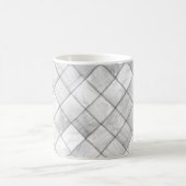 Mug Motif de courtepointe à motif patchwork argenté (Centre)