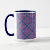 Mug Motif de courtepointe diamant 1 (Gauche)