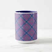 Mug Motif de courtepointe diamant 1 (Centre)