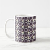 Mug - Motif de courtepointe violet (Gauche)