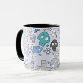 Mug Motif de crâne (Devant gauche)