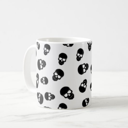 Mug Motif de crânes (Devant gauche)