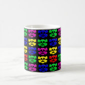 Mug Motif de crânes colorés (Centre)