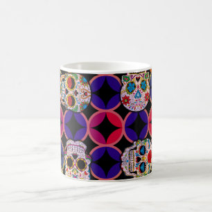 Mug Motif de crânes de sucre