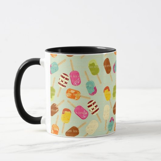 Mug Motif de crème glacée (Gauche)