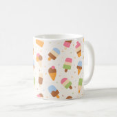 Mug Motif de crème glacée, cône de crème glacée, Popsi (Devant droit)