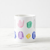 Mug Motif de cristaux colorés (Centre)