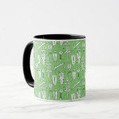 Mug Motif de crocodile de croquis (Devant gauche)