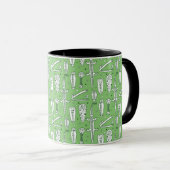 Mug Motif de crocodile de croquis (Devant droit)