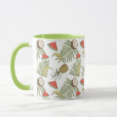 Mug Motif de croquis de fruits tropicaux (Gauche)