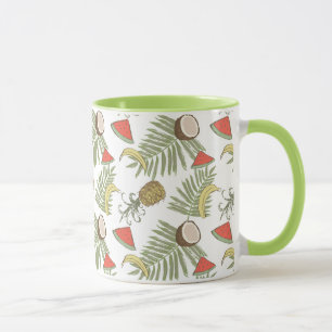 Mug Motif de croquis de fruits tropicaux