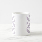 Mug Motif de cube de pale Cool géométrique (Centre)