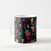 Mug Motif de cube géométrique Abstrait tendance (Devant gauche)