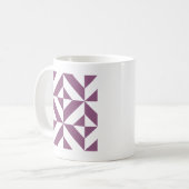 Mug Motif de cube géométrique cool (Devant gauche)