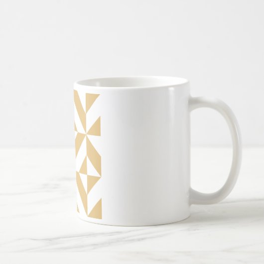 Mug Motif de cube géométrique Cool profond (Droite)