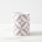 Mug Motif de cube géométrique Mauve (Centre)