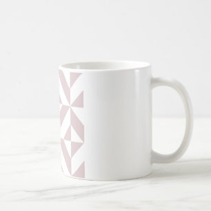 Mug Motif de cube géométrique Mauve