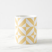 Mug Motif de cube géométrique Pale Melon (Centre)