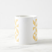 Mug Motif de cube géométrique Pale Melon (Centre)