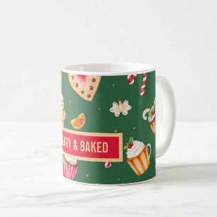 Mug Motif de cuisson de Noël personnalisé
