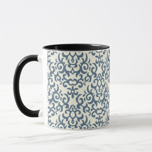 Mug Motif de damassé sur l'arrière - plan 2 de (Gauche)