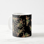 Mug Motif de danse de la fille de Hula (Devant gauche)
