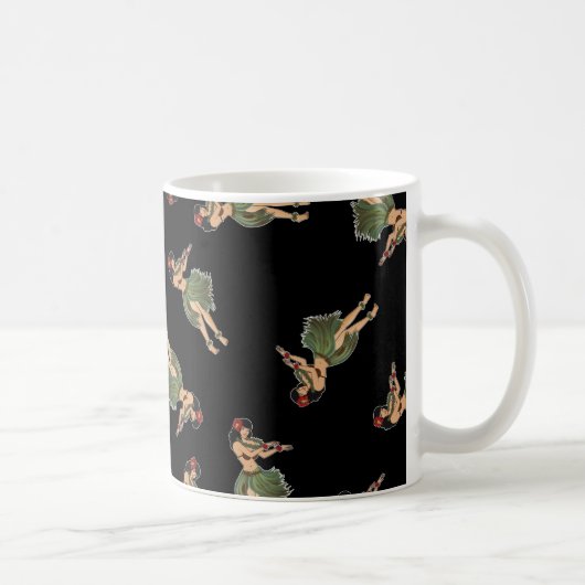 Mug Motif de danse de la fille de Hula (Droite)