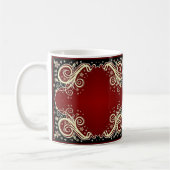 Mug Motif de défilement de styles classiques (Gauche)