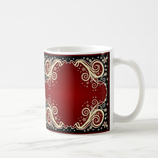 Mug Motif de défilement de styles classiques (Droite)